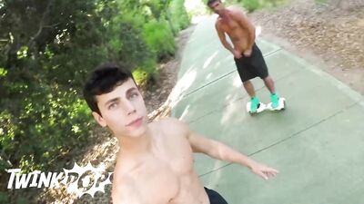 Twink, 18 Year Old Pop - Kaleb Stryker & Daniel Rub Their Their Asses Together In The Park Until They Get Horny