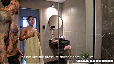 My sister-in-law is behind the door waiting for the moment to fuck her.