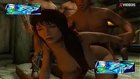 Brunette Enchantress Commands Steamy 4Some Magic in Horny Hentai Tale