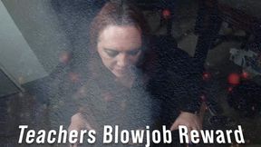 Teacher Evangeline gives good grades reward 10