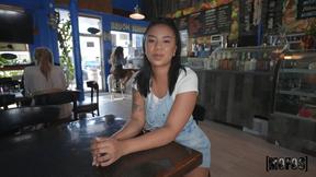 ”Waitress banged deep in her workplace! - Ameena Greene”