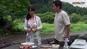 (eng Sub) I Went Camping With My Stepsons Friend - Maika Asai