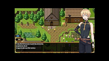 Tail of Desire [ Femboy Hentai Game ] Ep.5 elf MILF ejoy a vigorous big cock until cum get out from her nose !