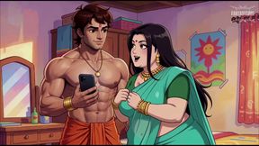 Bheem Fucked Tuntun While She Recording Her Reels Video
