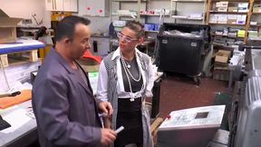 My Hot Slutty Secretary with Big Tits Likes It When I Fuck Her on the Office Table