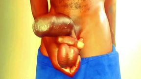 I can't believe he did this! Big black gay big dick amateur BBC cum load PT29