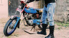 sexy petite biker teen vera seduces bollocks bbc to fuck on motorcycle tour