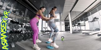 Fitnes Ass Pumping Threesome Hardcore