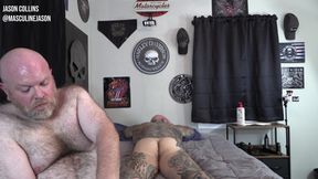 Bareback massage and fuck with the Johnny t