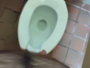 I'm Back In The Park Bathroom This Time Cumming On The Stall Wall