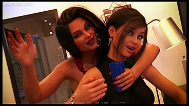 Eruption Imminent (part 28) By MorriganRae - House Full of Sexy Trans Girls - 3D Porn Game