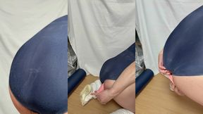 クラスの男子に小便やザーメンをぶっかけられた匂う肉便器スクール水着を着て極太アナルディルド調教