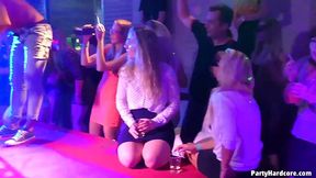Kinky bitch and her horny colleague are having a nice fuck time, while at the party