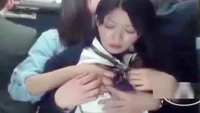 Chinese Porn: Luscious Enchantress Tempts Younger Girl with Steamy Makeout Session aboard