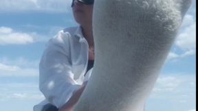 Would you like to sniff my white socks and lick my feet in the fresh air? Welcome!