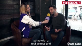 BUMSBESUCH - CELINA DAVIS BUSTY GERMAN PORNSTAR SURPRISE FUCK WITH AMATEUR GUY - LETSDOEIT