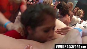 Hot chicks' wild sex party and lesbian love bites