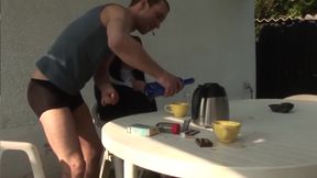 Old and young double-team a nun - Telsev