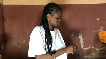 Jumoke my love came to visit and I want to have a taste of her brown wet, dripping pussy