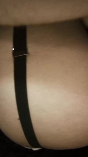 Thrilling moment from "Bound blond girls get their tight butts and cunts fucked hard"