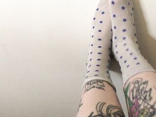 scratchy socks fetish ASMR