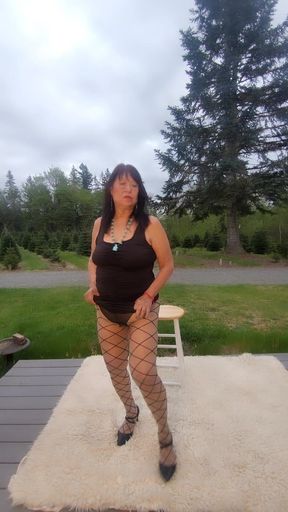 Zilah Luz Enjoying Masturbating My Hairy Pussy, and at Times Howling Like a She Wolf!
