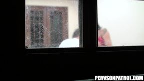Pervs on Patrol - Skinny Big Tit Brunette Sea J Raw Rides Cock Hard