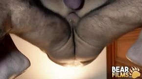 Inked Daddy Marc Angelo bareback rides Submissive Cub