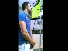 Public jacking off in home depot garden center