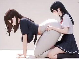 lesbos, biggest booty worship.