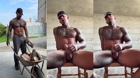 your lumberjack is jerking off