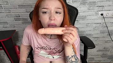 How deep do I swallow this rubber