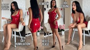 I Humiliate my Gay Slave and Tease & Deny Him with Heels