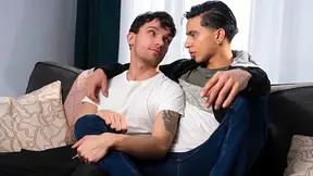 Angel Santana and Jack Des Feux engage in angelic anal