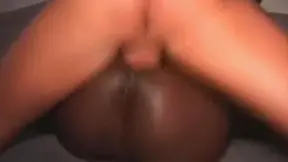 Blindfolded Black Beauty Fucked Hard By White Guys Who Cum On Her