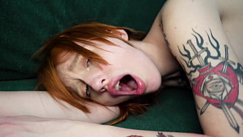 College Students&#039_ Steamy Threesome - Two Guys Cum on Tattooed Girl&#039_s Ass - Doll