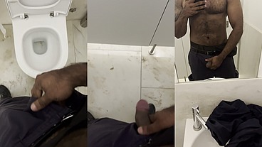 SEGURANÇA NO BANHEIRO DO SHOPPING MIJANDO E ESPERANDO POR DIVERSÃO