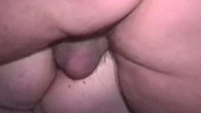 Short haired redhead white BBW lady having sex with her fat boyfriend