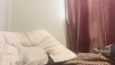 Skinny gay chap rides boyfriend's cock inside the hotel room