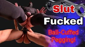 Slut Fucked - Femdom Humbler CBT Anal Pegging