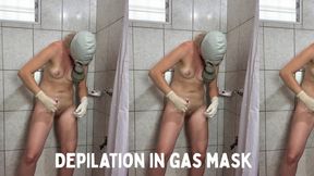 depilation gas mask