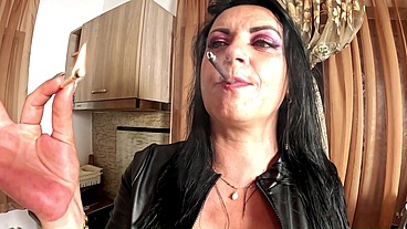 Shiny Inflatable Balloon Fetish. Leather Smoking, Spitting and Double Cum Licking preview