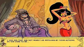 Princess Jasmine Tempts Genie with Hot Blowjob and Wild Ride in Animated Lust Fest