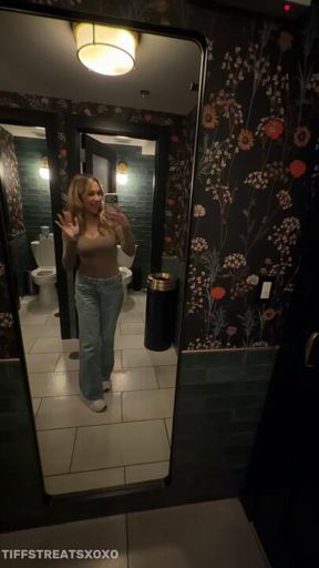 Peeing at a bar