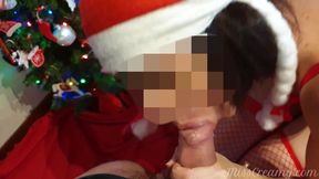 Miss Santa Claus gives lots of sex for Christmas, MissCreamy