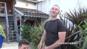 Real straight boy sucking step daddy cock in exhib