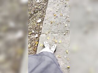 Colombian Cutie Masturbates in Public on the Street