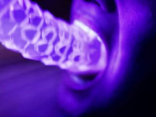 Glow Job CyberMouth Dildo Suck & Lick - Demi Doll Face