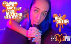 Semaj Media Tattooed Babe Ari Quinn Loved Slapping &amp; Sucking My Dick Until I Cum!