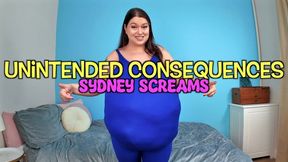 Unintended Consequences - Your Feeder Sydney Screams Realizes That She's Gained Just as Much Weight, if Not More, Than You! - Accidental Weight Gain, Feederism, Fattened - HD 1080 WMV